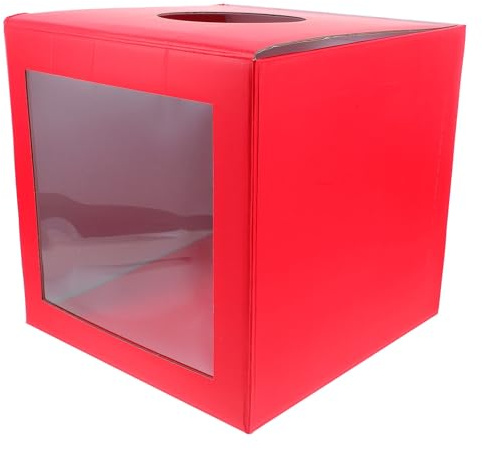 DOITOOL Stabile oder Multifunktions Lottohalter Große mit Hoher Kapazität Losbox aus Karton und Langlebigem Material als Spendenbox für Party und Veranstaltung