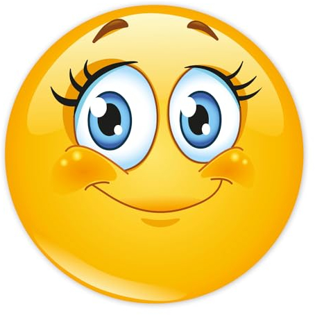 easydruck24de XXL Smiley-Aufkleber Wimpern I kfz293 I rund Ø 60 cm I Süßer Emoticon Sticker für Auto Wohnwagen Wohnmobil I wetterfest