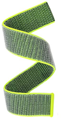Abanen Uhrenarmband für Fenix 6/7, EPIX 2, 22 mm Gewebtes Nylon, Schnell Trocknend, Ultraleichtes Sportarmband für Garmin Fenix 5 Pro, Saphir, Instinct, Forerunner 955 (Hellgrün)