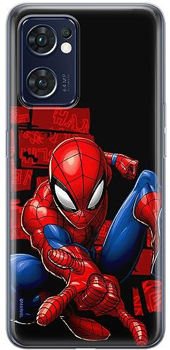 ERT GROUP custodia per cellulare per Oppo RENO 7 5G originale e con licenza ufficiale Marvel, modello Spider Man 040 adattato in modo ottimale alla forma dello smartphone, custodia in TPU