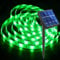 KINGCOO Solar Streifen Lichter Außen, Wasserdicht 3M 90Led Seilleuchten Solarlampen Selbstklebend Schneidbar Lichterkette für Garten Hinterhof Veranda Hochzeit Party Weihnachtsdekoration (Grün)