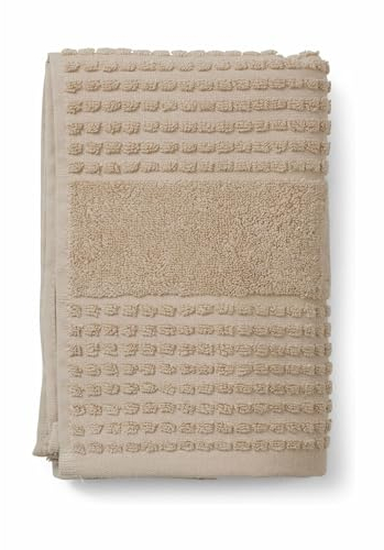 Juna - Check Handtuch, beige-100 x 50 cm