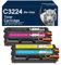 OGOUGUAN Tonerkartuschen C3224 C3210K0 für Lexmark C3224 C3326 MC3224 MC3326 C3224dw C3326dw C3426dw MC3426adw MC3426i ohne Chip (4PK- Nior/Gelb/Cyan/Magente) ta)