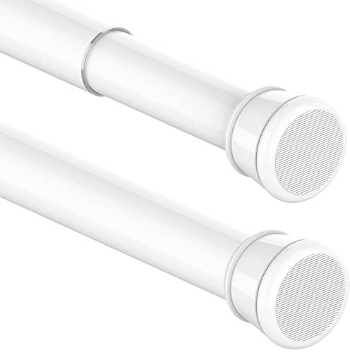 Bastone Tenda a Pressione Senza Forare, Lunghezza 73-145cm, Diametro 25mm, Bianco (1 Pezzo)