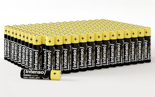 Intenso Energy Ultra AAA Micro LR03 Alkaline Batterien 150er Pack, gelb-schwarz