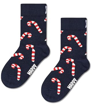 Happy Socks Unisex Kinder Kids Candy Cane Socken