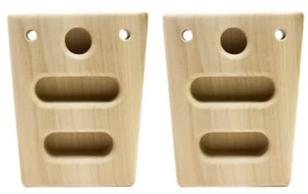 Amagogo Kletter-Hangboards zum Aufhängen an der, Klimmzug-Griffbrett, Kletter-Trainingsbretter, Kletter-Griffbretter für den Oberkörper im Freien