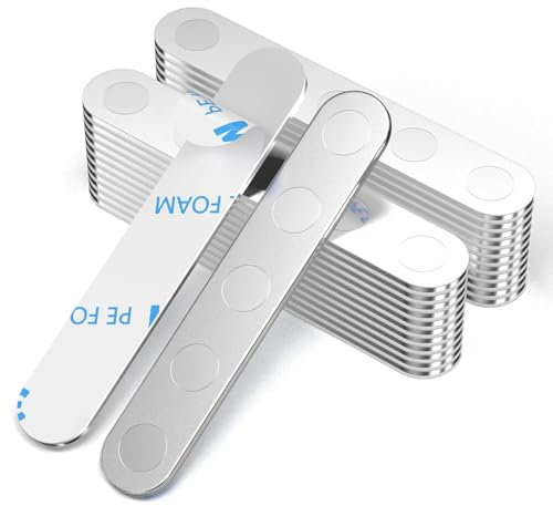 BKSAI Imanes Adhesivos Iman Adhesivo No se Rompen Fácilmente Potentes Imanes Neodimio Iman Juego de Magnético Tiras para para Refrigerador (24, N52 -Sujete 1500G)