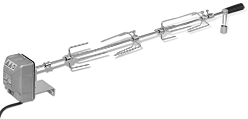 vidaXL Espetón para Asados y Barbacoa con Motor Acero 1000 mm Pincho Asador