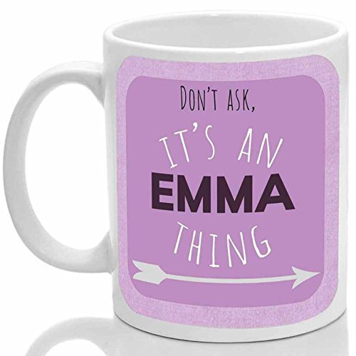Tazletree Emma's Mug, It's an Emma Thing, (Pink), 10 oz Ceramic Mug