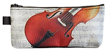 Music Gift MG-1723A Cello-Federmäppchen, 2-teilig, Mehrfarbig