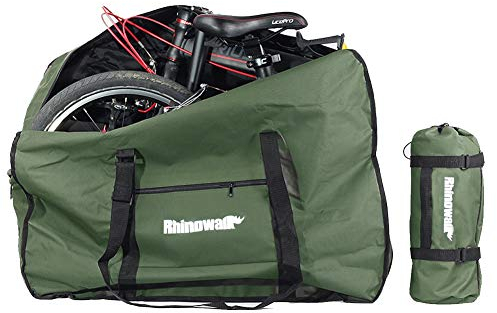 Selighting Waterproof Bicycle Transport Bag Wheel Bag Carry Case for Folding Bike 20 Inches (Green)