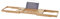 Mendler Badewannenauflage HWC-B77, Badewannenablage Wannenbrücke Badewannenbrett Badewannenregal, Bambus ausziehbar 19x105x22cm