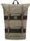 Troop London Heritage Waxed Canvas Fold Top Backpack
