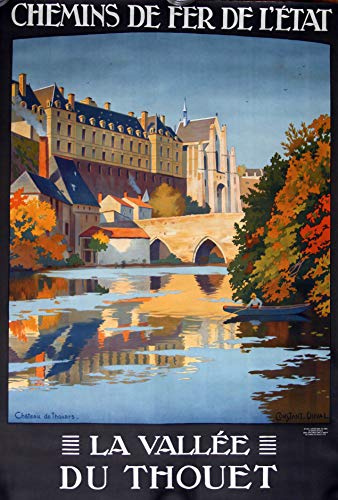 Tal des Thouet Reproduktion, Poster, Format 50 x 70 cm, Papier, 300 g, Verkauf der digitalen Datei HD möglich. (Shop)