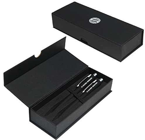 FC Bayern München Business Kugelschreiber 2er Set im Etui Aluminium schwarz Kuli Pen Stift FCB
