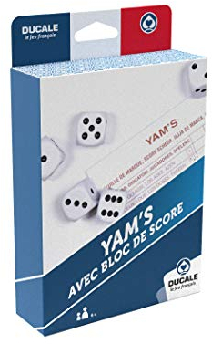 Ducale, il gioco francese Yams-Dés e blocco di punteggi Yam's, gioco da viaggio, 130010720