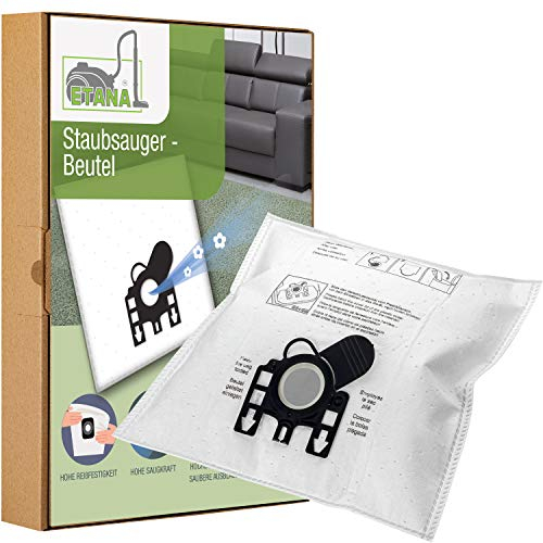 Etana Les Sacs d'aspirateur Compatible avec Miele Complete C3 Silence Parquet Ecoline Plus - 10 Sacs d'aspirateur