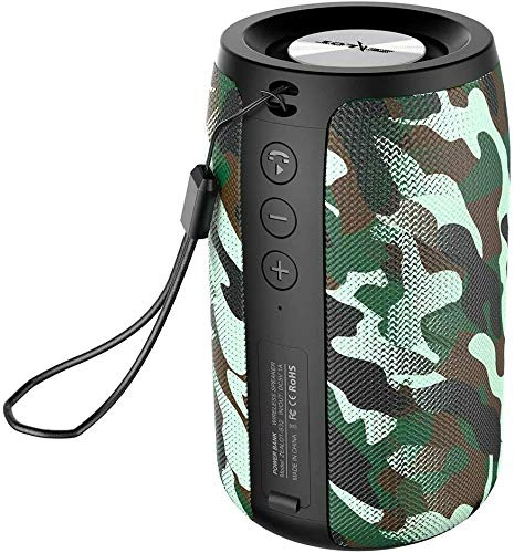 Yangers Kabelloser Bluetooth-Lautsprecher, tragbar, Mini-Outdoor-Reise-AUX-USB-In-Lautsprecher mit Mikrofon, wasserdicht, für Zuhause, drinnen und draußen, Regenbogenfarben