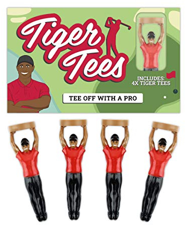 Unbekannt Gift Republic Tiger Golf-Tees, Unisex, 4er-Pack, Mehrfarbig, Einheitsgröße