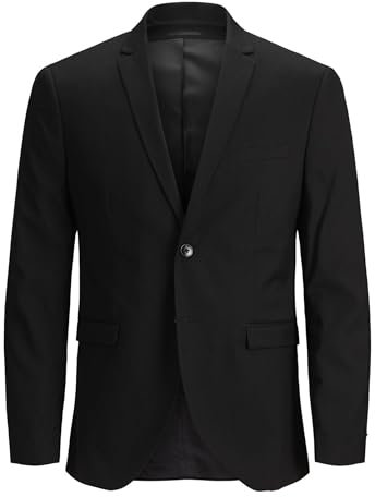 JACK & JONES Jprfranco Blazer Noos Veste d'affaires, Noir 01, 46 Hommes
