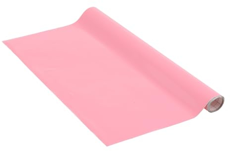 Venilia Lámina adhesiva Greenline, Rosa bebé, 67,5cm x 2m, Espesor 95μ, Vinilo autoadhesivo para muebles o cocina, papel pintado, de plástico 100% reciclado, sin ftalatos, Fabricado en UE