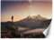 Feeby Papier Peint Intissé Ciel Pics Montagnes 150x105 cm beige XXL Moderne Décoration Murale Tableaux Muraux Tapisserie Salon Chambre à coucher Homme Nature Étoiles