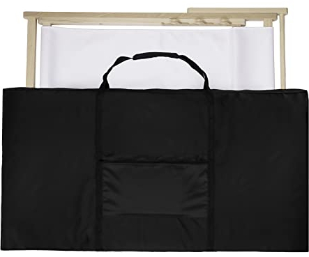 Liegestuhl Tragbare Schutzhülle Abdeckung 140x75x10 cm Ergonomische Lounger-Tasche zur Aufbewahrung von Klappbaren Faltbaren Gartenliegen in der Farbe Schwarz [143]