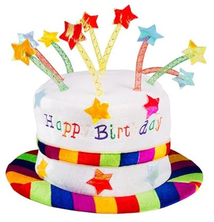 NEU Hüte zum Geburtstag, Torten-Hüte Happy Birthday - Verschiedene Größen
