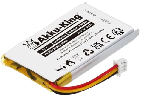 Akku kompatibel mit Sennheiser AHB622540N1 - Li-Polymer 600mAh - für HD 4.40 BT, HD 4.50BTNC, Momentum 2.0, Momentum 3.0, Urbanite XL