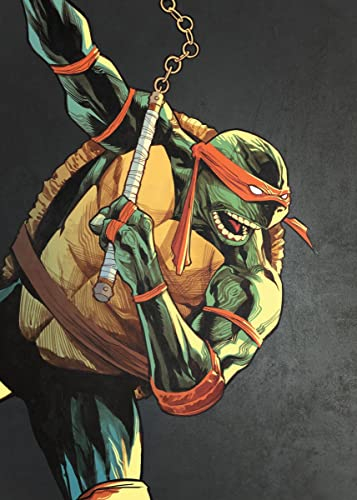 Displate - Poster aus Metall - Magnet-Montage - Teenage Mutant Ninja Turtles - Modern - Mickey Attack 45 cm x 32 cm