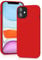 YATWIN Silicone Case for iPhone 11, Soft-Touch, Shockproof, DustProof, Antiskid Full Body Armour Phone Cover for Apple iPhone 11 - Red