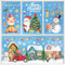 209 Stk Fensterbilder Weihnachten Selbstklebend, Fensterdeko Weihnachten Wiederverwendbar, Weihnachtsfensterbilder Kinder Doppelseitig Bunt, Fensterbild Weihnachten mit Häuser sterne schneeflocken