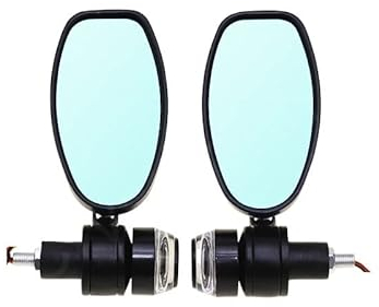 Motorrad-Rückspiegel Universal Lenkerendenspiegel Blinker Rückspiegel Seitenspiegel