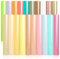 WRAPXPERT Pastel HTV Wärmetransfer-Vinyl-Bündel, Boho-Farbe, zum Aufbügeln, Vinyl für Kleidung, 30,5 x 25,4 cm, neutraler Ton, HTV, Pastellrosa/Lila/Creme, Vinylbögen, 20 Stück