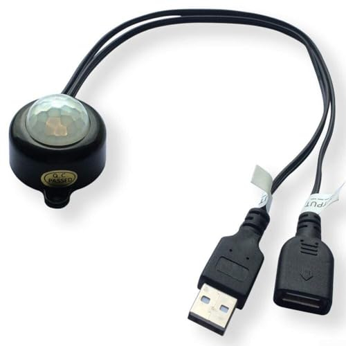 ABS USB 5V-24V Kupfer Sicherheitsmonitore Kameras Automatischer Lichtsensor Schalter