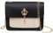 BAUFAS Messenger Bag Damen Mode Crossbody Handtasche Taschen Single Tote Schulter Casual Travel Messenger Bag Frauen(Black)
