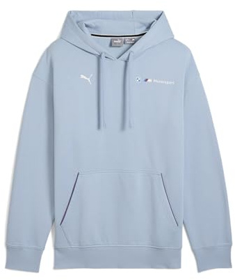Puma Herren BMW MMS ESS+ Hoodie Fleece Hoodies, Blue Wash,