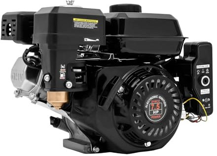 Motor de gasolina de 7,5 CV con arranque electrónico, motor de 4 tiempos con refrigeración por aire, motor de arranque eléctrico para karts, compresores, fresadoras, generadores de 3600 rpm