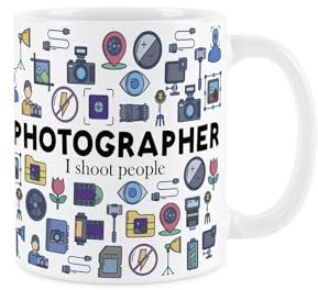 Photographer Mug - Humorous Photography & Film Themed Novelty Gifts - Tea/Coffee Hot Drinks White Ceramic Cup Present