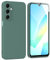 ARRYNN Funda para Samsung Galaxy A16 5G / 4G (6.7) con Cristal Templado Protector de Pantalla,Verde Ultra Slim Protectora Funda de Silicona Líquida Suave Case Cover - Verde1