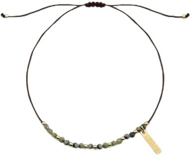 Générique Bracelet à perles Fin et Élégant pour Femme - Cordon Ajustable avec perles, Design Minimaliste et Féminin, Idéal pour Cadeaux et Occasions Spéciales (CB05-05)