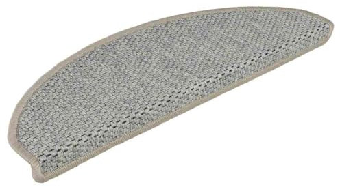 vidaXL Stufenmatten Selbstklebend Sisal-Optik 30Stk 65x21x4cm Hellgrün, Treppenmatten, Treppenteppich, Stufenteppich, Treppenschoner, Treppenschutz
