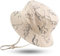XIAOHAWANG Baby Sonnenmütze Jungen Sonnenhut UV Schutz Baby Mädchen Mütze Sommer Atmungsaktiv Kinder Fischerhut Mit Mesh-Futter(Khaki Dinosaurier, 50CM(1 à 2 an))