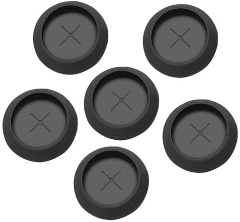 6 Stück schwarze Gummi-Fleischsonde, Ersatzteile für Traeger Holzpellet-Grills, Thermometer, Outdoor-Kochwerkzeuge und Zubehör