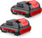 ZEERISA 3.0Ah 12V DCB120 Lithium Battery Replacement Compatible with DEWALT 12Volt DCB121 DCB123 DCB122 DCB124 DCB125 DCB127 Cordless Power Tools (2 Pack)