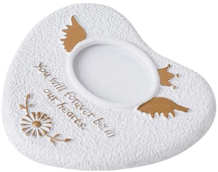MotiveTech Gedenkstein für Haustiere Aus Zement, Maße 13,5 X 15 X 1,5 cm, Weiß