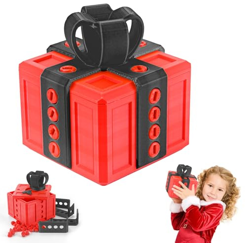 Yozexin Nervige Geschenkbox mit Twist Speicher Streichbox, 3D-Gedruckte Nervige Geschenkbox mit Schrauben Lustiges & Kreatives Puzzle Geschenk für Weihnachten Valentinstag Ostern Geburtstag