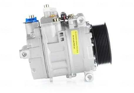 NISSENS 890197 A/C Kompressor für Klimaanlage Klimakompressor mit ID: 7SEU17C Kältemittel: R134a PAG 46 mit 100mm Riemenscheibe Rillen: 8