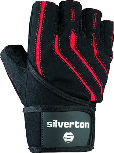 Silverton Erwachsene Handschuhe Power 4, schwarz/Rot, L